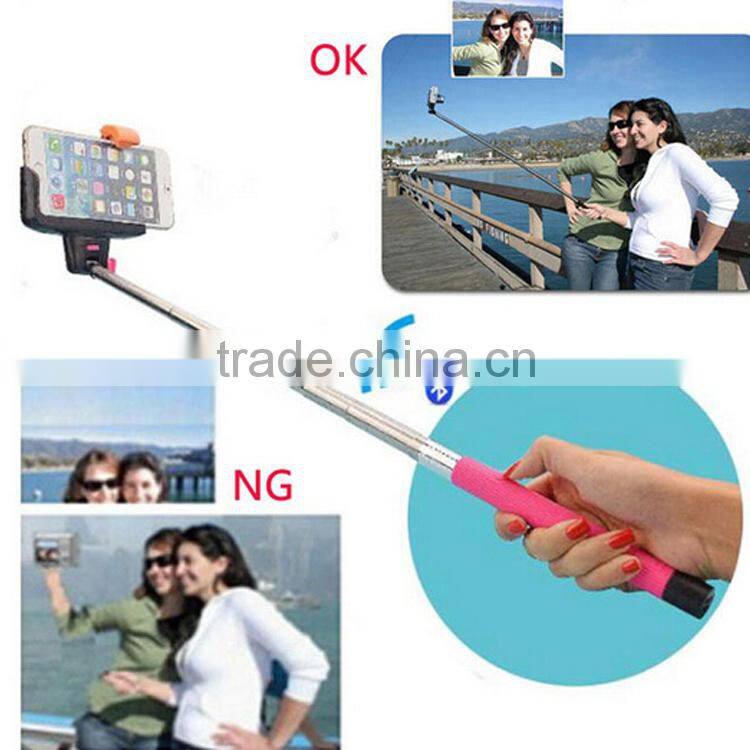Bluetooth monopod selfie stick wireless self-timer selfportrait Monopod for iPhone 5 5C 5S for Samsung Galaxy S4 S3 Note3