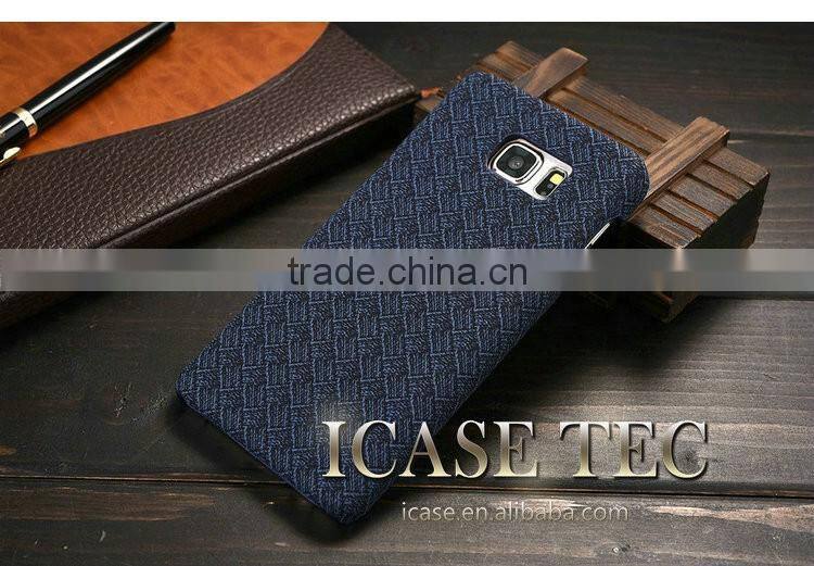 Manufacturer Wholesale Weave Style With Washed Cloth Phone Case for samsung galaxy note 5
