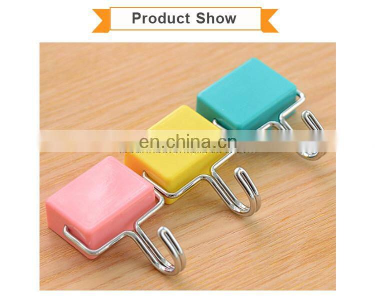 Strong Colorful Plastic Fridge Hook Magnet