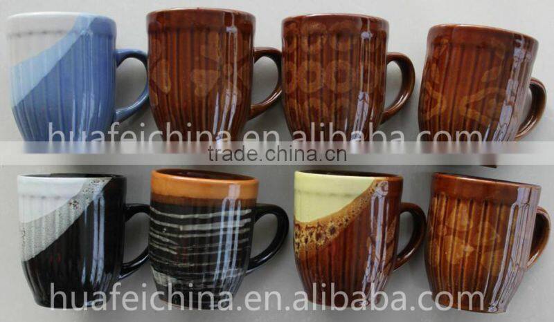 Ceramic Mug cup, tea mug, stoneware zebra mug made in china