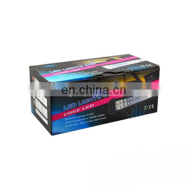 LED4-36 LED light bar 36w 2880lm 7inch spot or combo beam Double row for auto Automotive lighting system work light LANTSUN