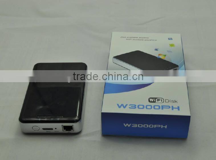 Wifi Portable 2.5 Hard Disk Enclosure ! New Arrival Wi-Fi 802.11b/g/n Wireless Hard Drive Disk