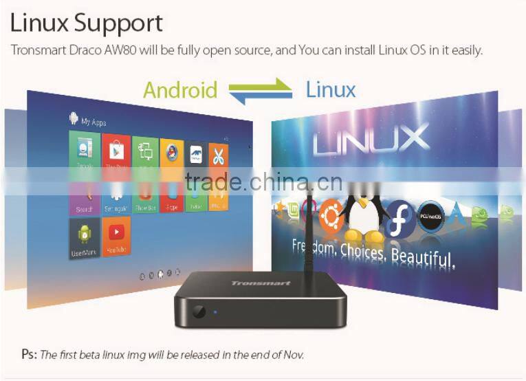 NEW PRODUCT! Tronsmart Draco AW80 Meta Allwinner A80 Octa Core Android 4.4 TV Box WITH BLUETOOTH 2G/16G