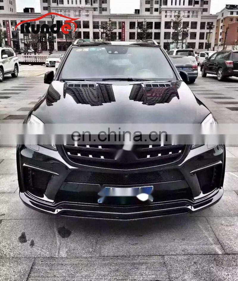 RD Good Quality FRP Material WD Style Wide Car Body Kit For Mercedes BENZ ML X166 body kit