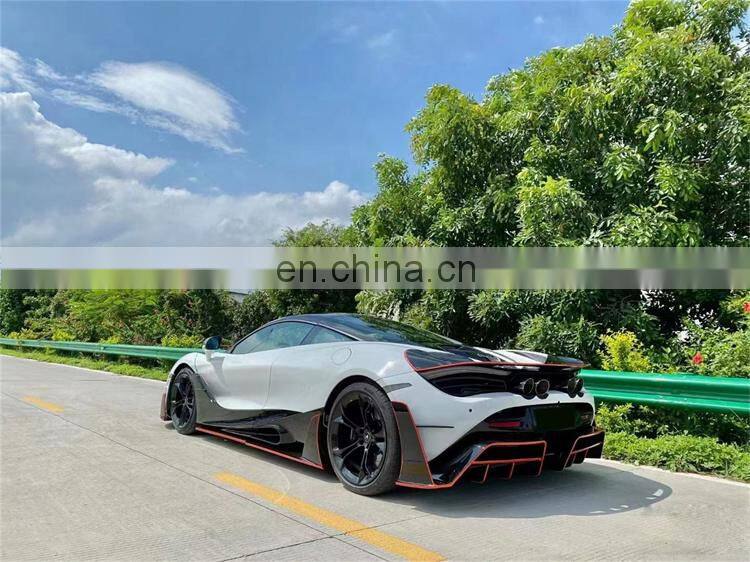 Runde Dry Carbon Fiber Kits For 16-19 Mclaren 720S Upgrade Mansory Style Body Kit Front Bumper Rear Bumper Side Skirts Fender