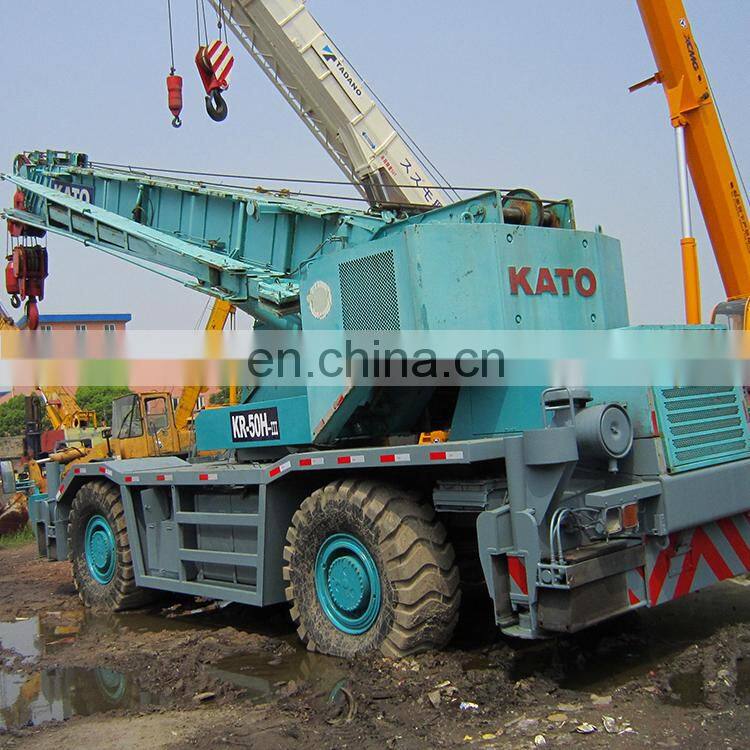 Used 50 ton Kato KR500 rough crane on sale in Shanghai