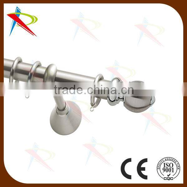 Luxury hotel decoration Metal Luxury curtain tube and rod sets