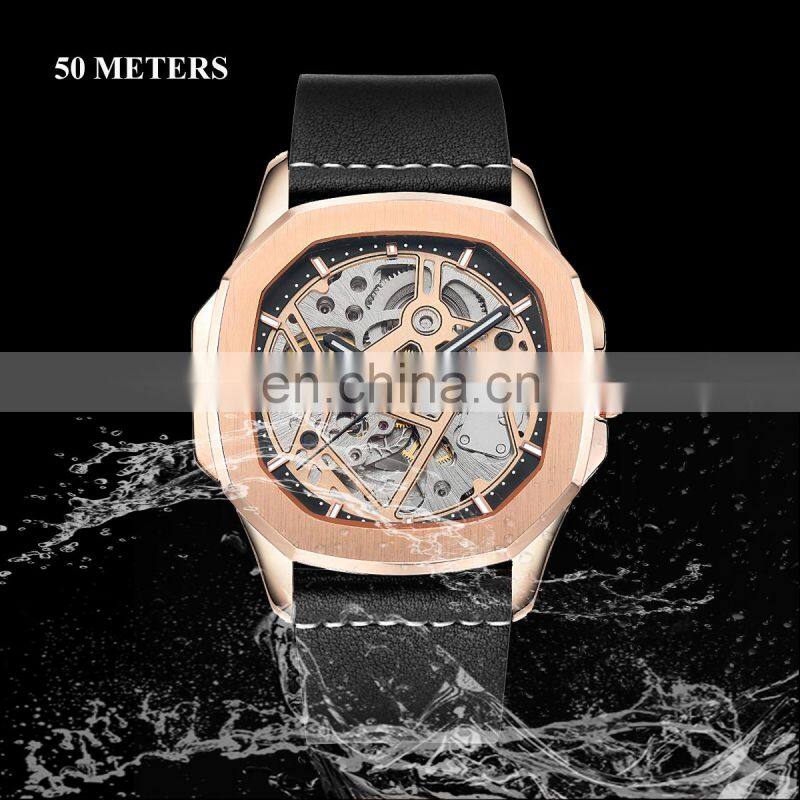2019 Best selling Stainless Steel Top Brand Men Luxury Gold Wrist Watch Mechanical Watches Men Luxury Brand Automatic