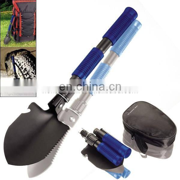Multifunctional folding camping military shovel
