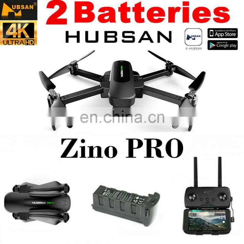 Hubsan Zino Pro GPS 5.8G 4KM Foldable Arm FPV with 4K UHD Camera 3-Axis Gimbal RC Drone Quadcopter Racing Brushless Motor Drone