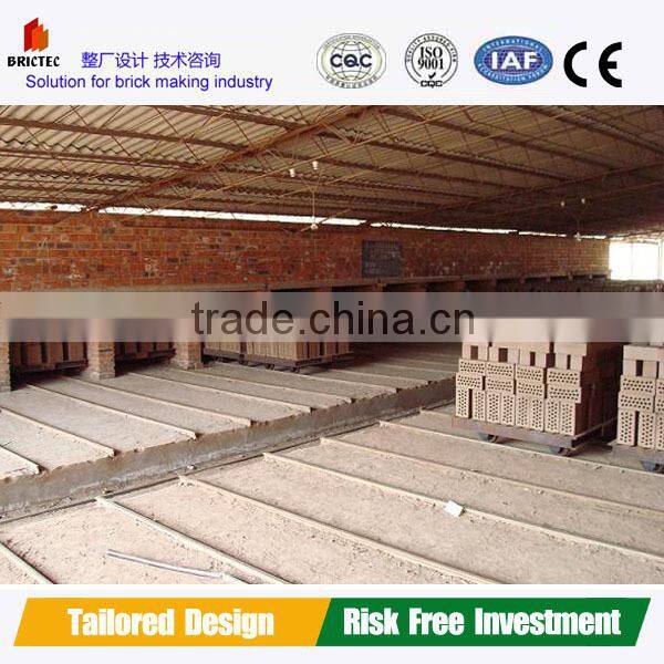 Hot in Africa ! Automatic Tunnel dryer for Fired Clay Brick