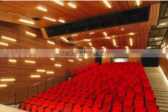 interior wall decorative grooved wood acoustic panel