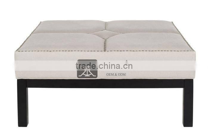 OT-053 Square Ottoman Bedroom Bed End Stool