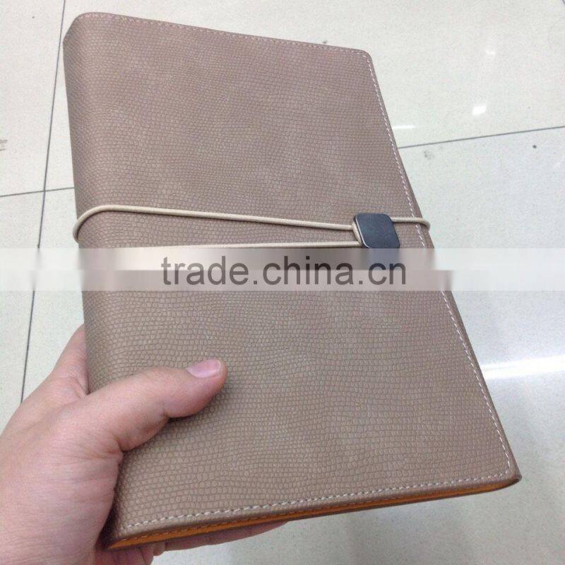 factory manufacturing notebook with custom logo on cover 2016