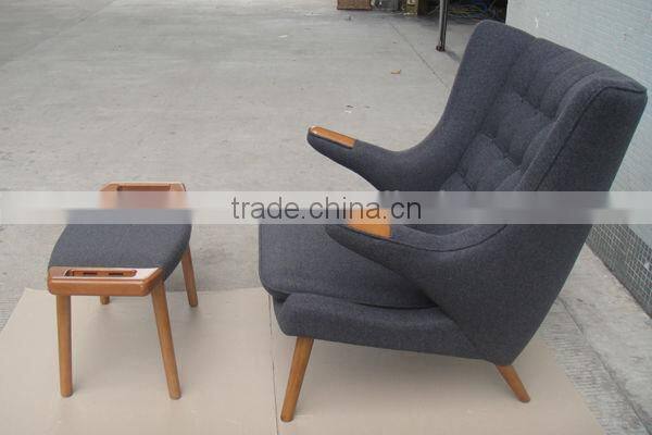 classic Upholstered chaise PAPA bear chair