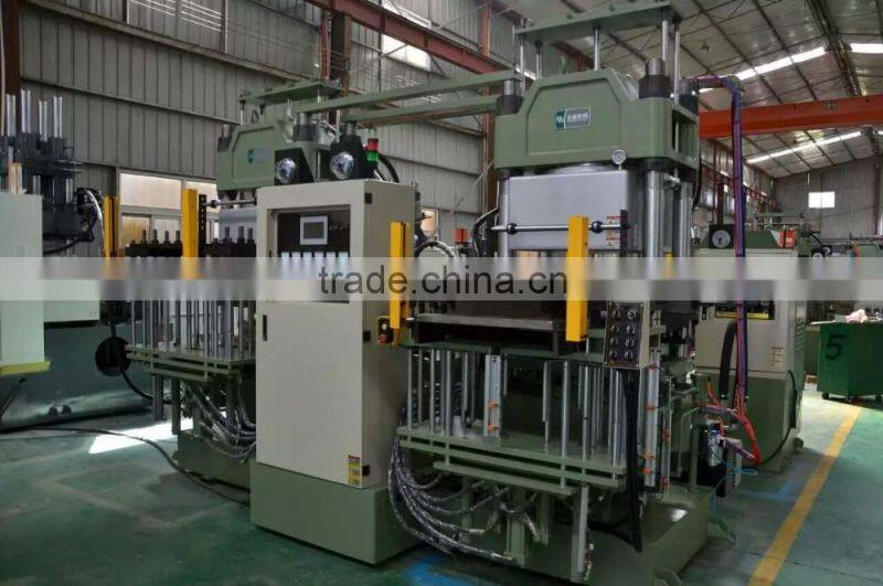 Horizontal 4RT Rubber Vacuum Plate Vulcanizing Machine