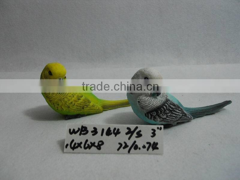 Resin Parrot bird animal figurine home desktop decoration