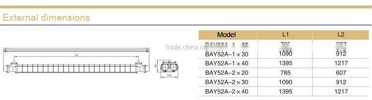 Flameproof Explosion proof Fluorescent Lamp