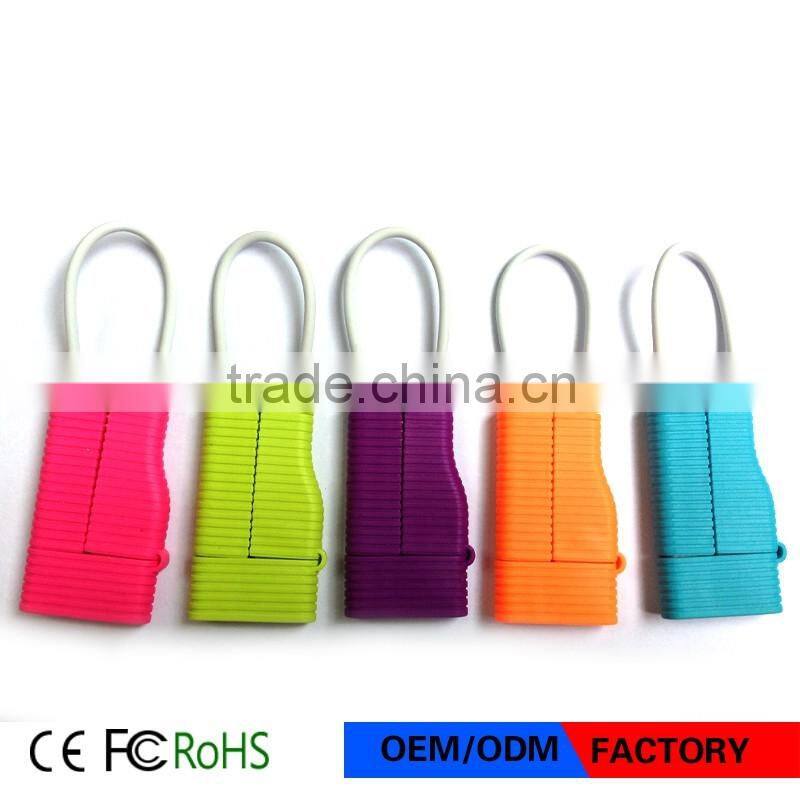 Promotional Gift Potable Mini USB Cable Cute bag Shape USB Data Charging Cable