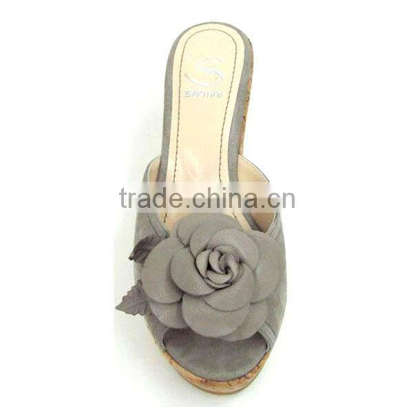 new fashion flowers shoes 2014 woman sandals