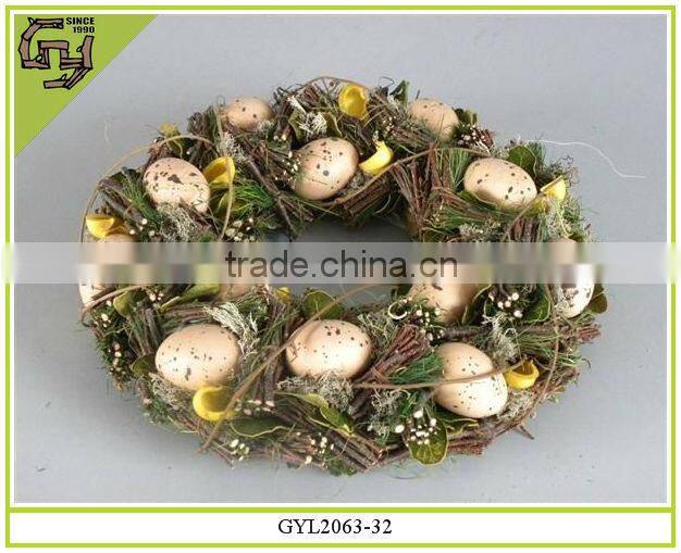 home decorative garland Easter egg wreath