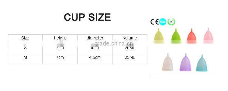 2015 High Grade Menstrual Sanitary Pads /MeLuna menstrual cup/Size S/L /ready made mold