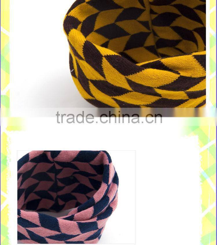 Wholesale 2014 Winter New Rhombus Design Unisex Boys Girls Winter Scarf