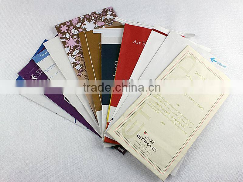 Air sickness bag with coated PET (high quality & economic)