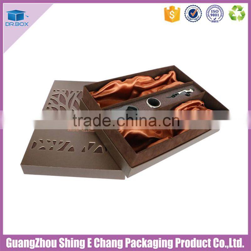 Customized wholesale elegant hand made unfinished wooden wine box