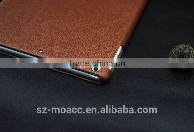 high quality stand tablet cover flip leather case for ipad 6