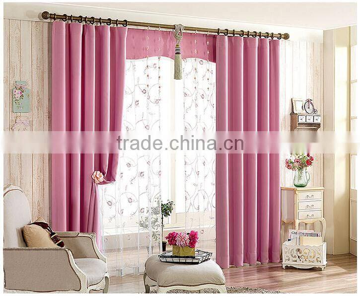 2015 new design European curtain fabric high-grade jacquard polyester curtain shower curtain designs