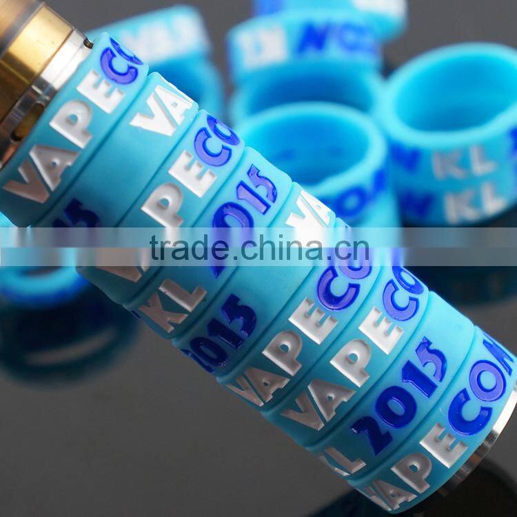 FDA Non-slip Ecig Mechanical Mod Silicone Custom Vape Bands