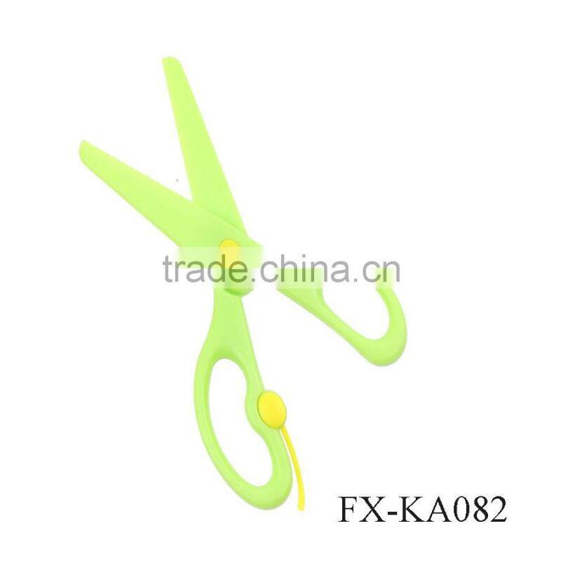 KA082 Full plastic material handcraft scissors dapur masakan
