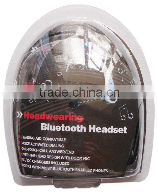 Bluetooth Wireless Earphone For Playstation 3 PS3 Black Headset with Microphone