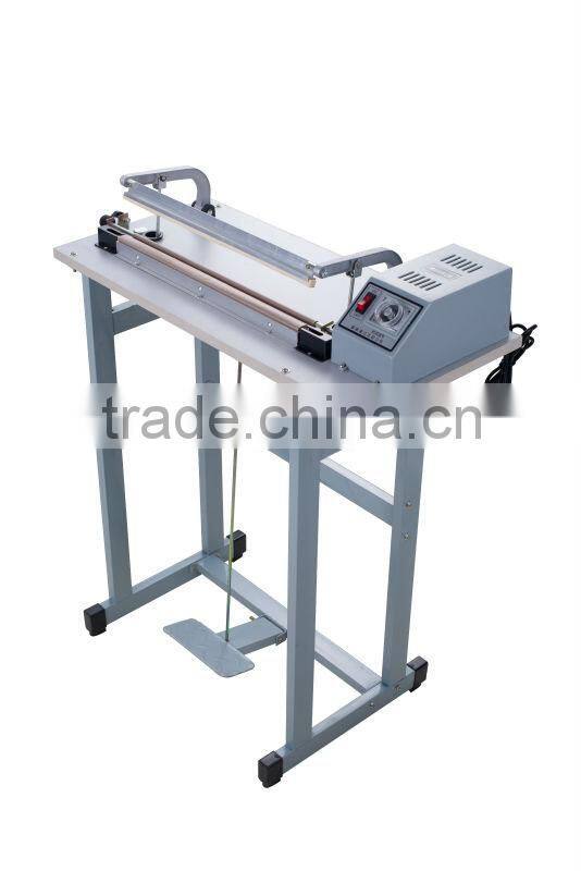2015 new heat selling professional plastic simple foot hot isostaic press sealing machine with cutter