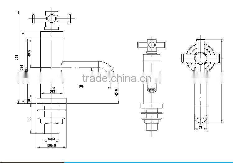 High Quality Copper Bathtub Faucet In Foshan