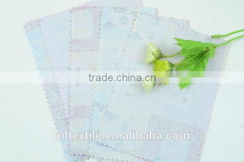 100% Cotton Printed Canvas Fabric For Children's Shoes Bags, Digital Print