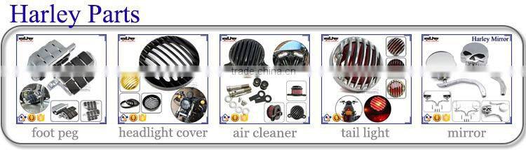 BJ-GT-007 New Arrival Black Leather Goggles Motorcycle with Clear Lens