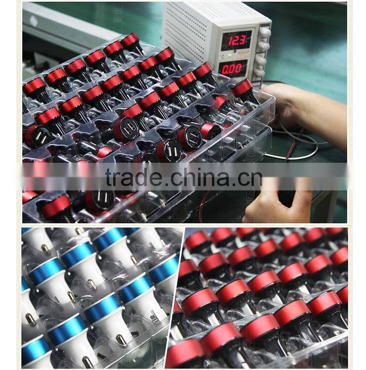 REYON PC fireproof mini dual usb 2.4A car charger for asus vivobook with LED indicator