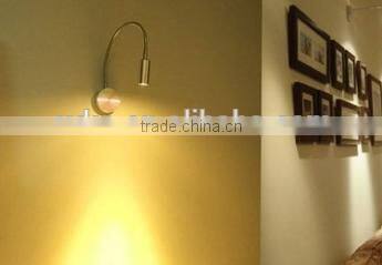 Bedside Reading Light LED Hotel Reading Lamp with Flexible Gooseneck