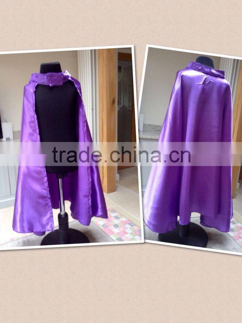 Hot Sale Boys Girls Deluxe Satin Superhero Cape World Book Day Superman Cloak Fancy Dress CCP2042