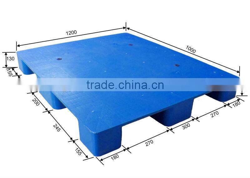Hot sale Euro style HDPE new material with iron epal recycle plastic pallet