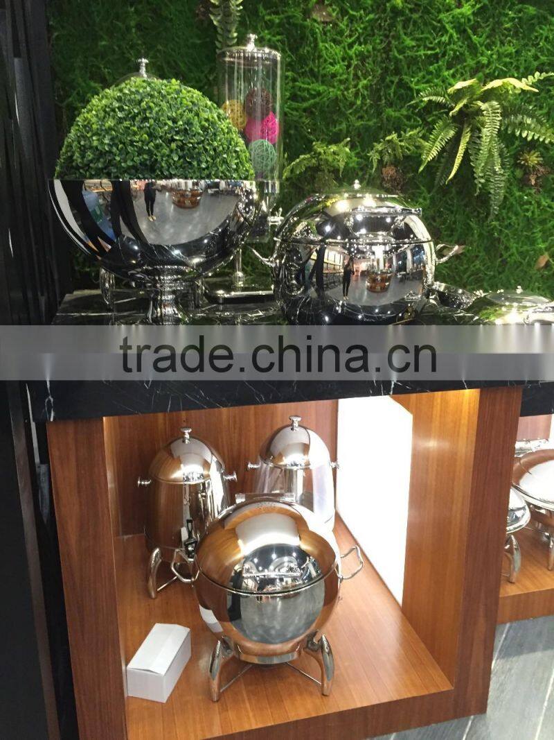 Stainless steel hot and cold milk tea dispenser