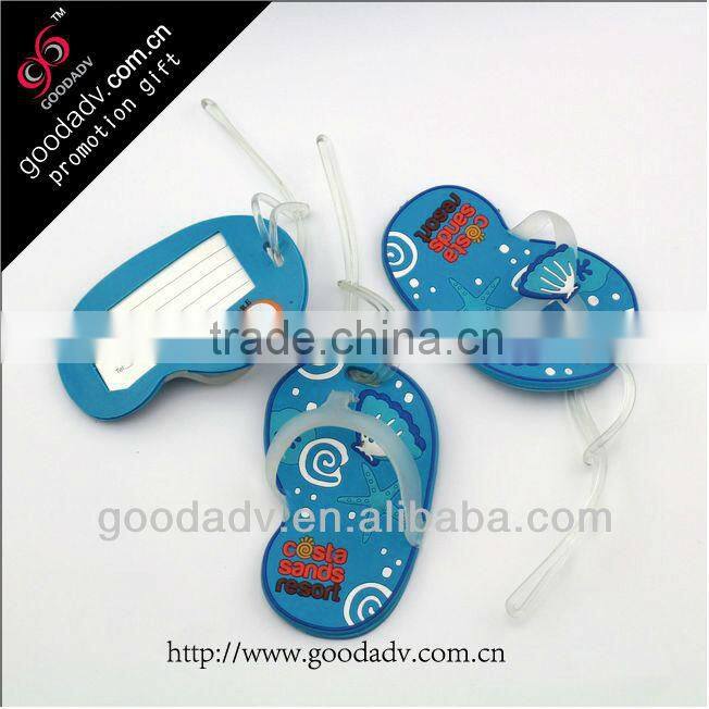 2014 hot-selling Customized soft pvc luggage tag for traveling items