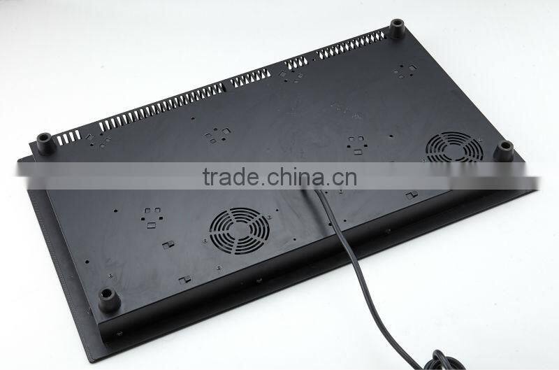 Metal housing double panels built-in type infrared ceramic electric hob
