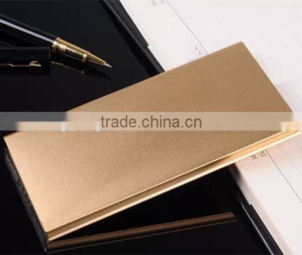 2015 Trade Assurance New Design Power Bank Ultra-thin Portable Power Bank 12000mah