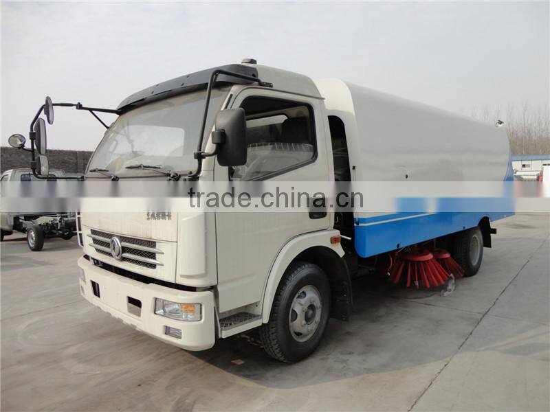 Custom designed dongfeng small mini road sweeper truck