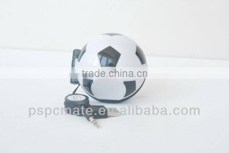 Football Shape Foldable 2.0 Mini Computer Speaker