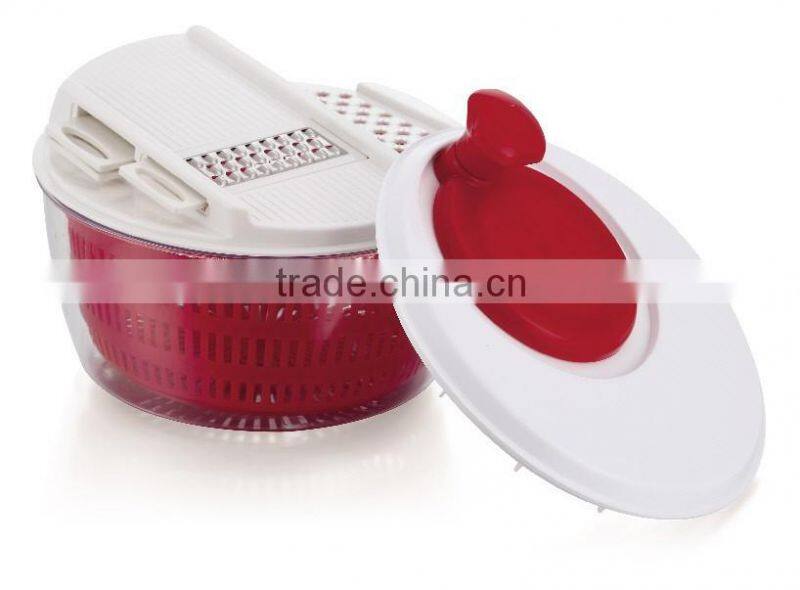 Multifunctional Plastic Salad Spinner with multi grater