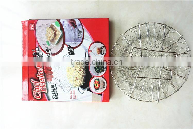 stainless steel 12 in 1 kitchen colander